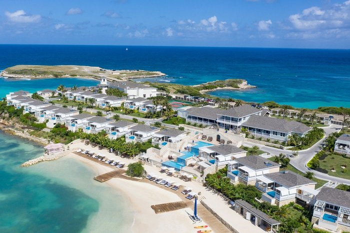 Aerial of Hammock Cove Antigua