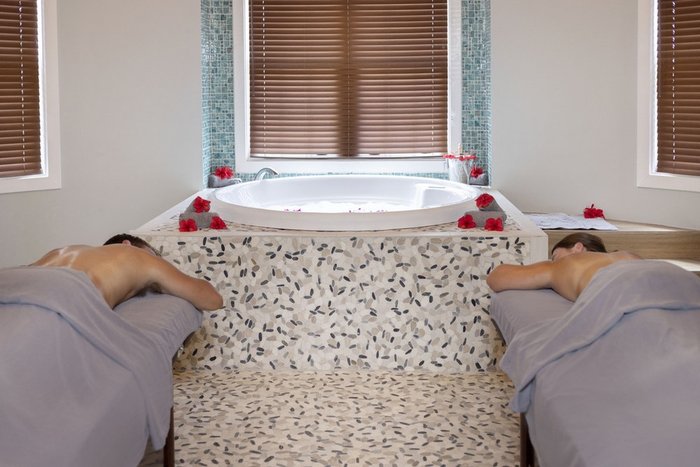 A couples massage at Tranquility Body & Soul Spa at Hammock Cove Antigua