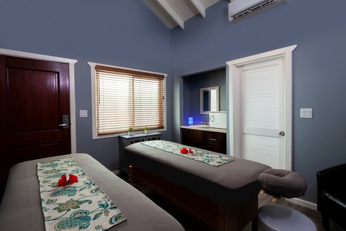 A serene massage room at Tranquility Body and Soul Spa, Pineapple Beach Club Antigua