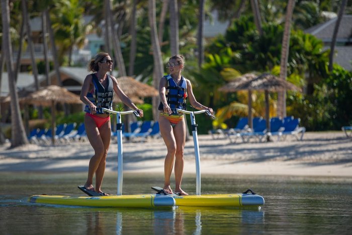 Sailing from Mamora Bay at St. James's Club Antigua