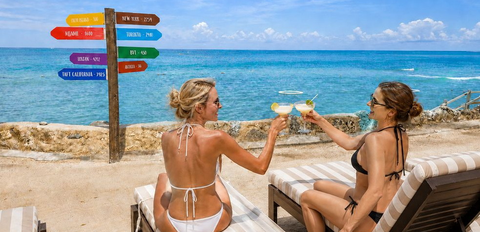 Oceanfront view of The Club Barbados on the Gold Coast