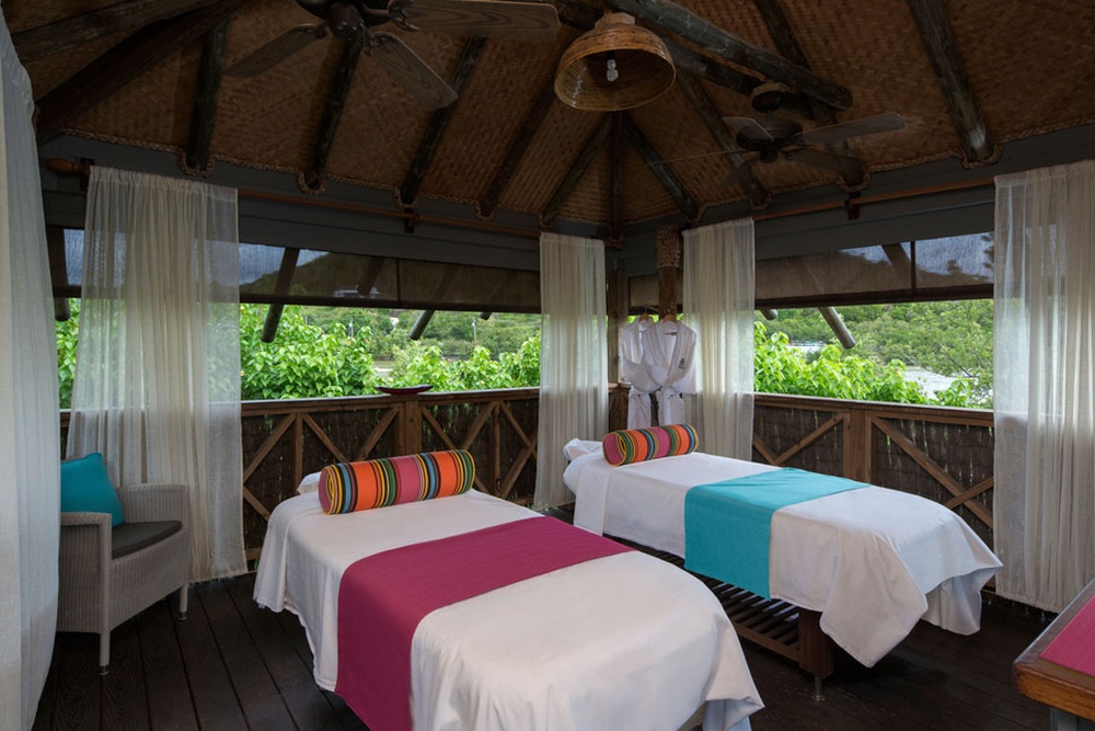 A quiet treatment moment at Indulge Spa, Galley Bay Resort & Spa Antigua