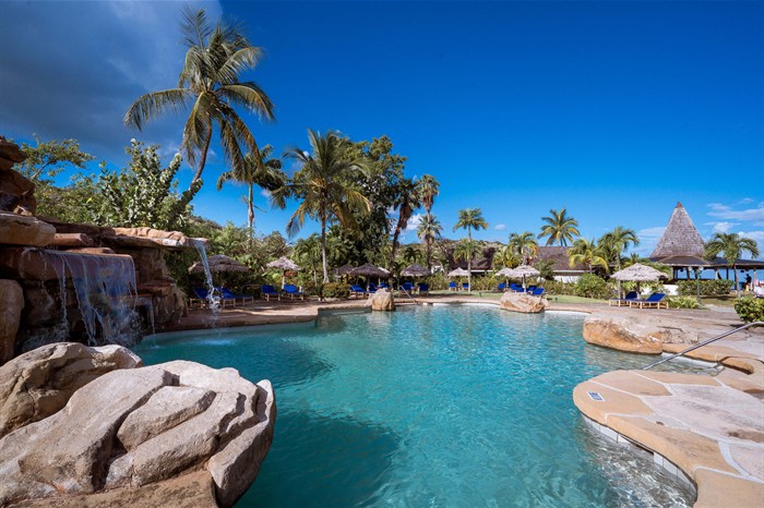 Lagoon-Style Swimming Pool at Galley Bay Resort & Spa Antigua