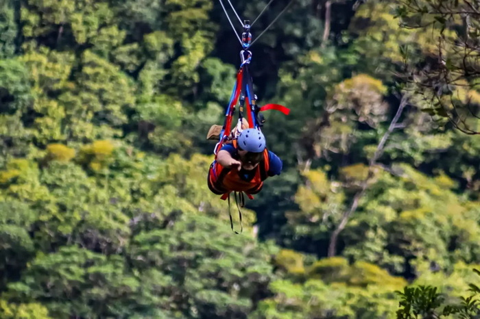 Superman Zip-lining at Los Establos Boutique Resort Panama