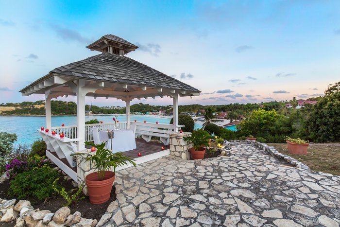A beach party with live entertainment at Pineapple Beach Club Antigua