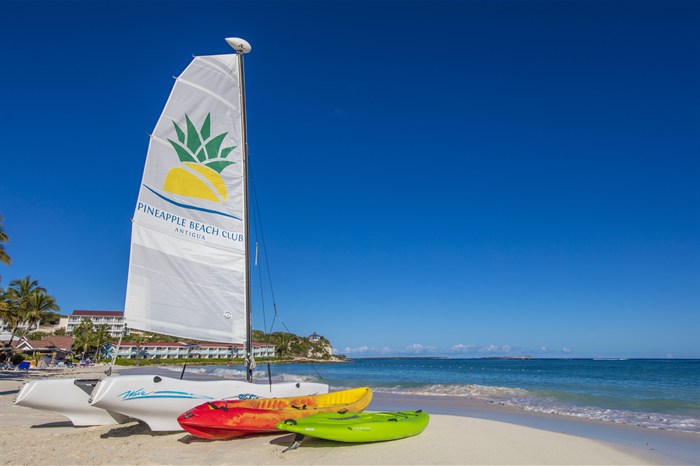 Non-Motorized Water Sports at Pineapple Beach Club Antigua