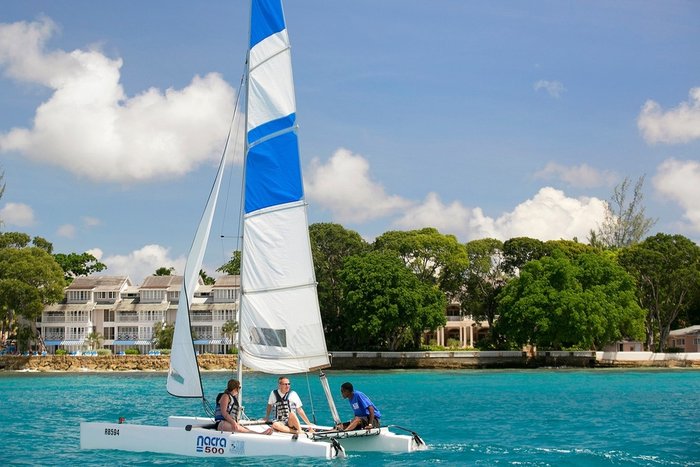 Oceanfront dining on the terrace at The Club Barbados