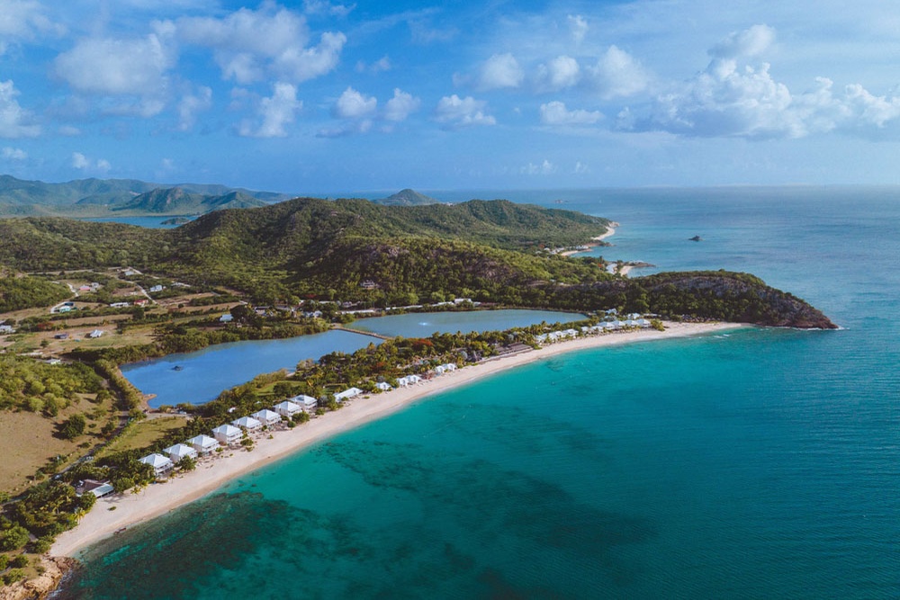 Aerial of Galley Bay Resort & Spa Antigua