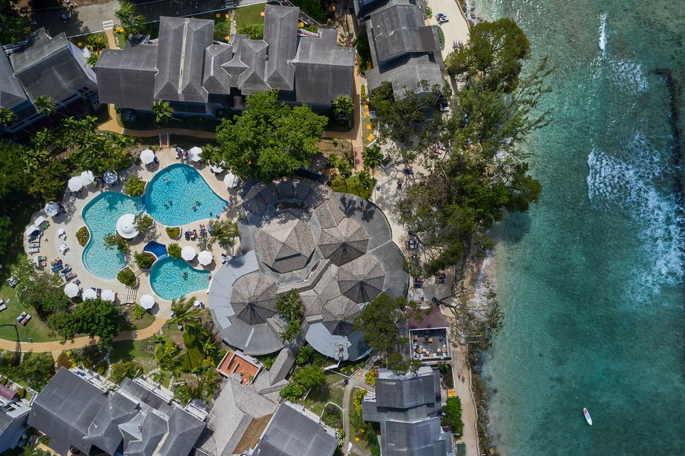 Aerial of The Club Barbados