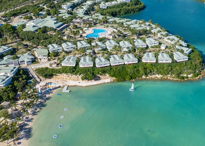 Aerial of The Verandah Antigua